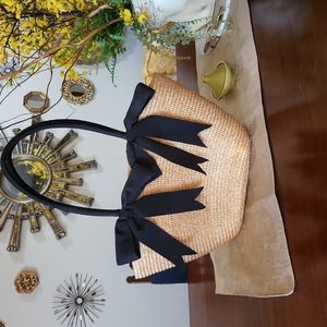 Extra 25% off - White House Black Market Straw Tote Bag  $39